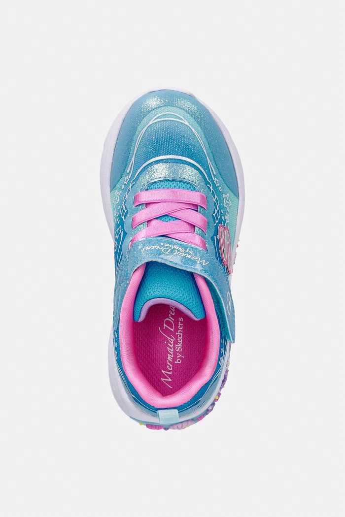 Skechers MY DREAMERS - LIL MERMAID sneakersy dziecięce niebieski 303061N