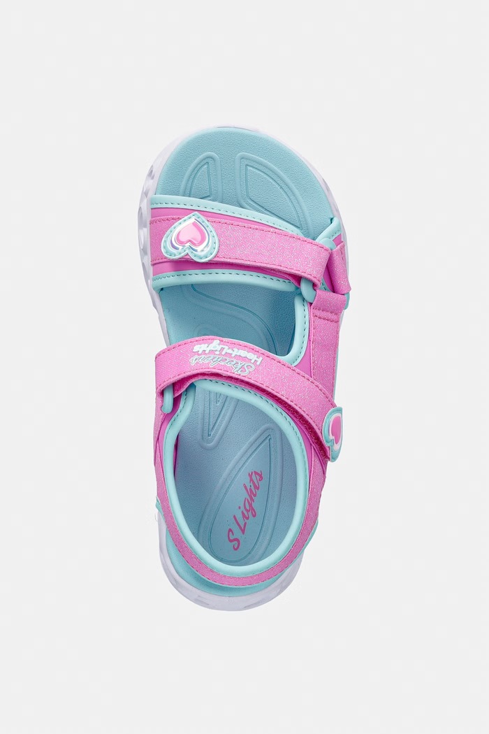 Skechers sandále detské HEART LIGHTS SANDALS-SUGAR SP ružová 303114L