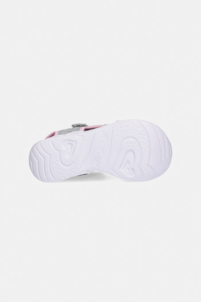 Skechers sandále detské HEART LIGHTS SANDALS-SUGAR SP 303114L strieborná