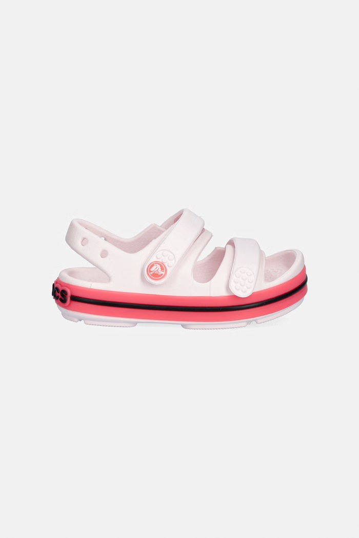 Crocs sandały dziecięce CROCBAND CRUISER NEON BAND SANDAL T 213346.CROCS.CROCBAND.C różowy SS26