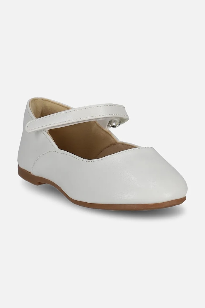 Coccodrillo gyerek balerina cipő WC6212203SHG fehér SS26