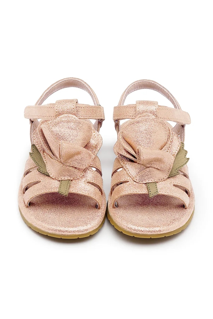Fete Donsje sandale pentru copii din piele Fiyola Sandals Rose 2028802 roz