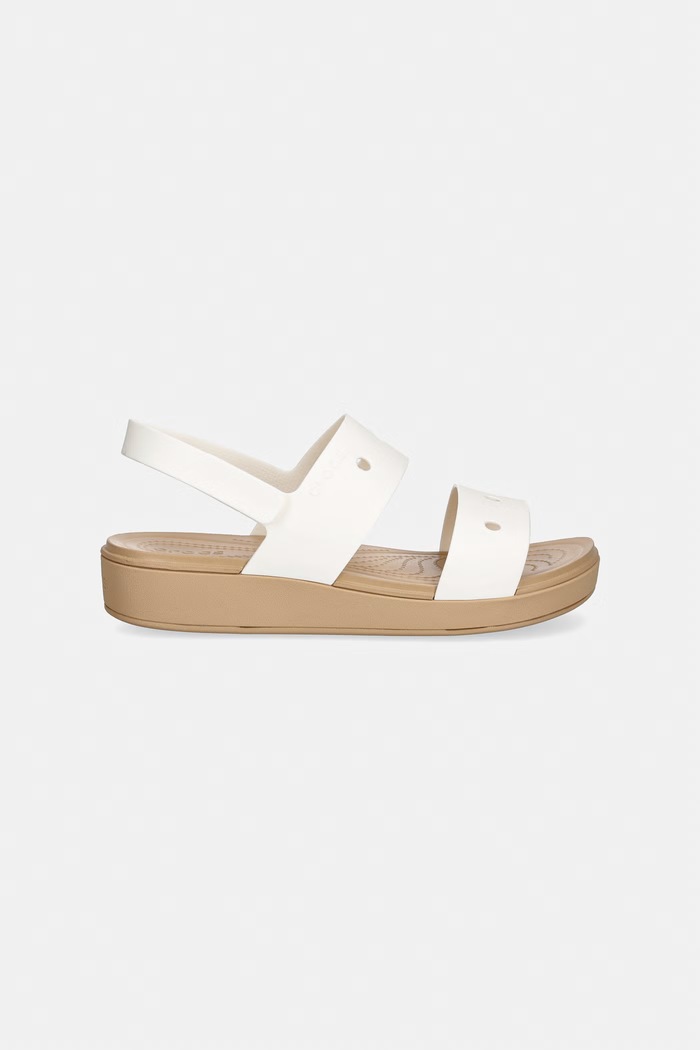 Crocs sandały na platformie damskie BROOKLYN SANDAL 212708.CROCS.BROOKLYN.S beżowy SS26