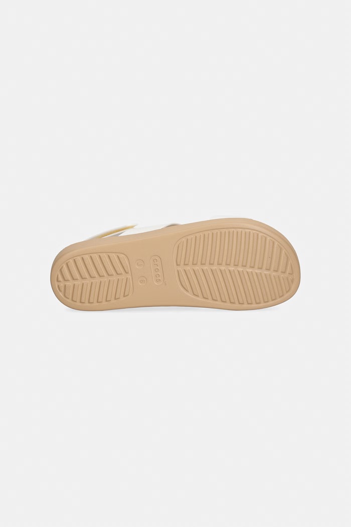 Crocs sandały na platformie damskie BROOKLYN SANDAL 212708.CROCS.BROOKLYN.S beżowy