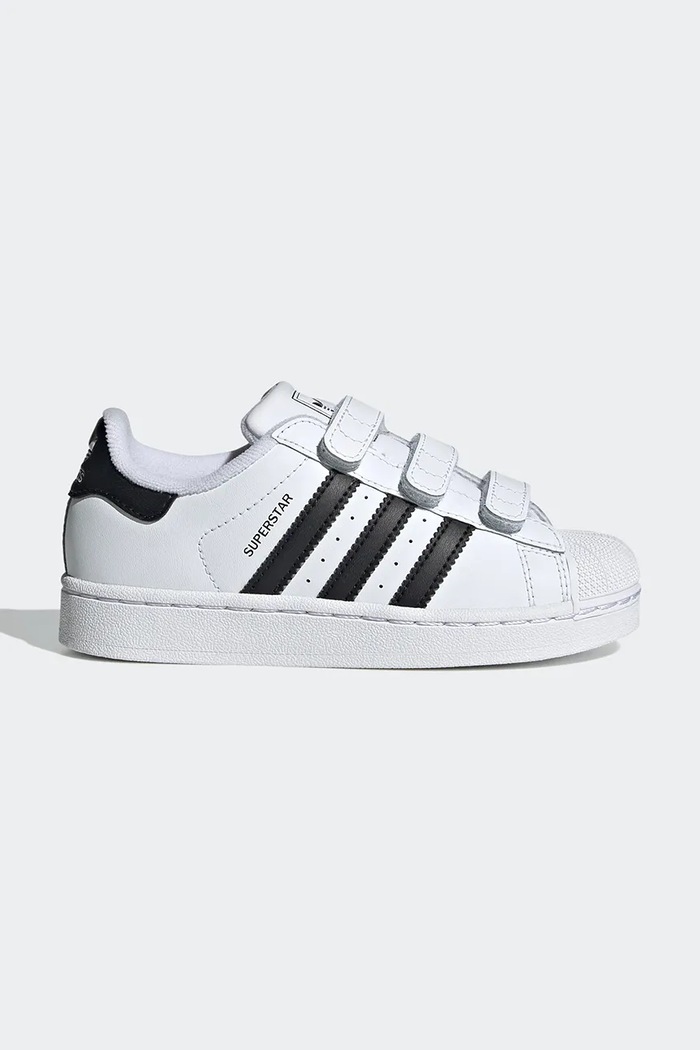 Detské tenisky adidas Originals SUPERSTAR II imitácia semišu biela JI3988