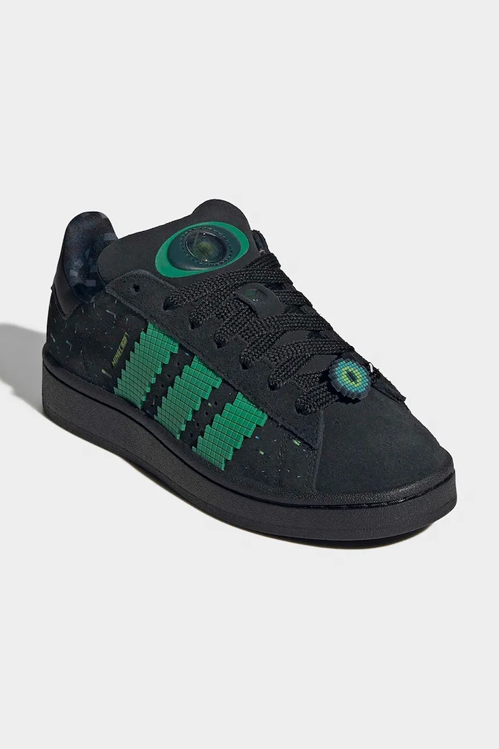 Dječje kožne tenisice adidas Originals Minecraft CAMPUS 00s IH1733 crna SS26