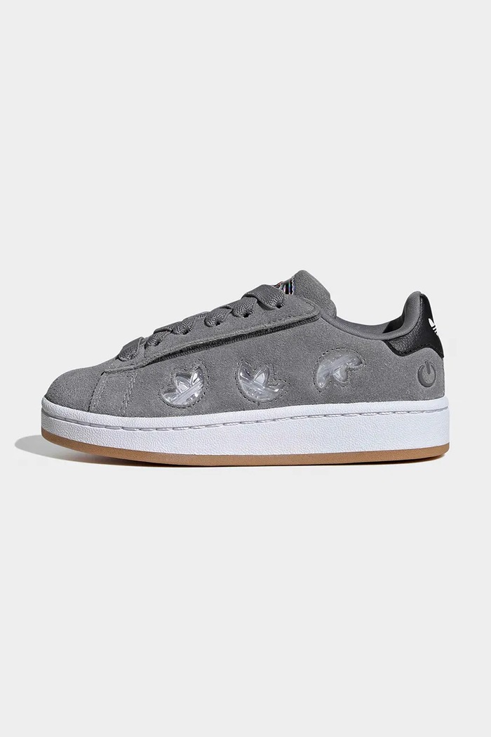 Detské semišové tenisky adidas Originals CAMPUS 00s LED LIGHTS sivá IH6382