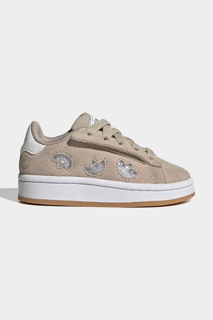 Detské tenisky adidas Originals CAMPUS 00s LED LIGHTS imitácia kože béžová IH6385