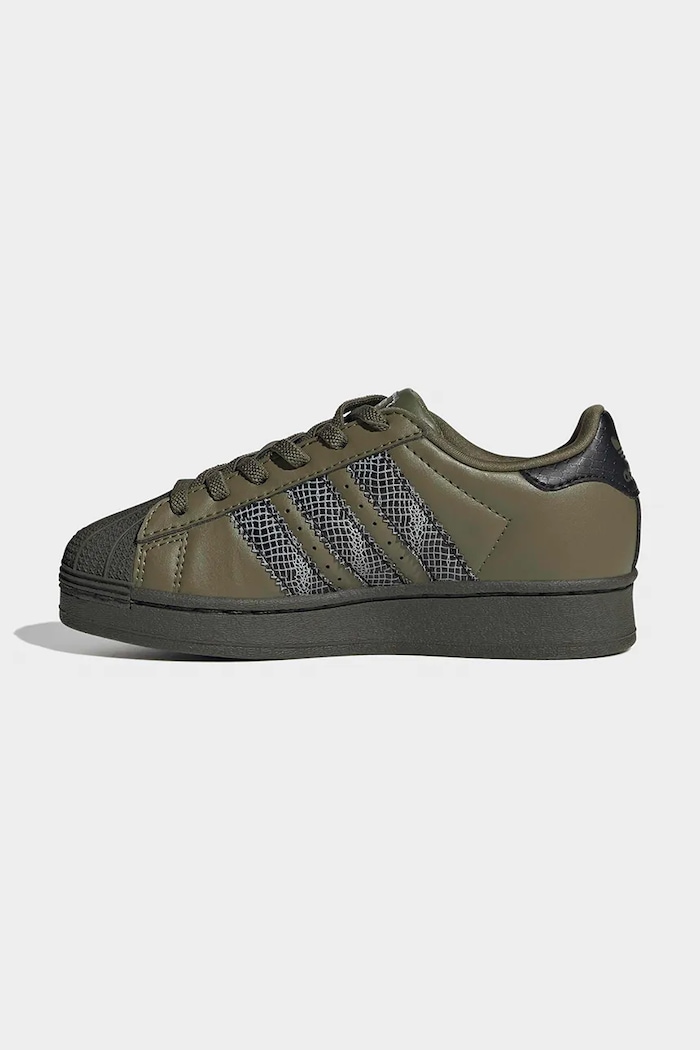 Detské tenisky adidas Originals SUPERSTAR LED LIGHTS zelená IH6386