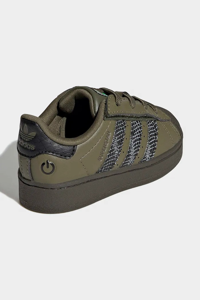 Chlapec Detské tenisky adidas Originals SUPERSTAR LED LIGHTS IH6391 zelená