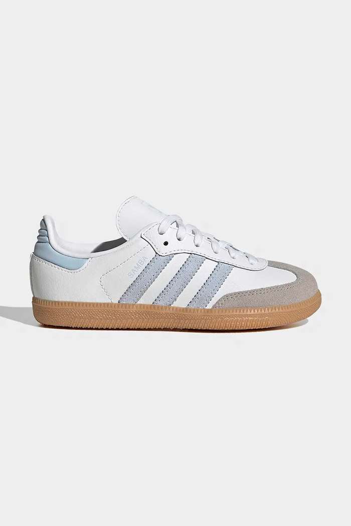 Детски маратонки adidas Originals SAMBA OG гладка кожа бял JQ2025