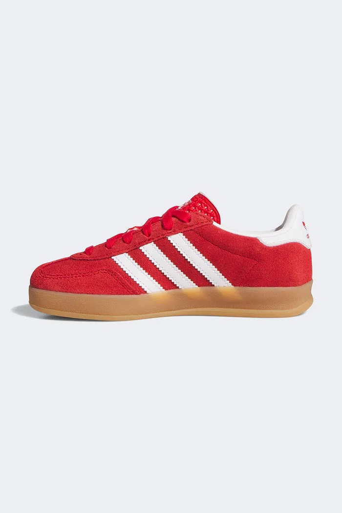 Detské tenisky adidas Originals GAZELLE INDOOR červená IH9136