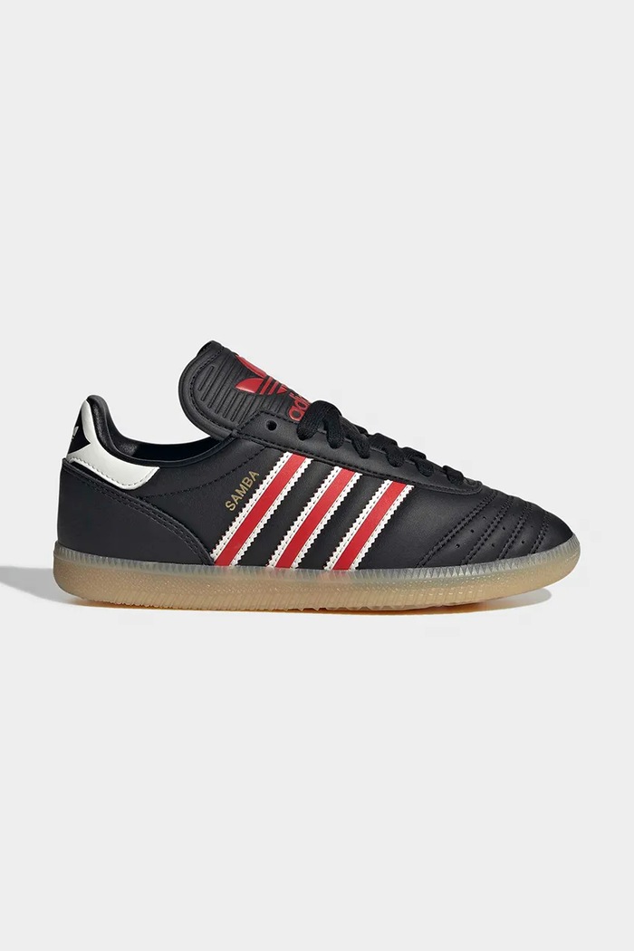 Dětské kožené tenisky adidas Originals SAMBA JP nízký černá JP9529