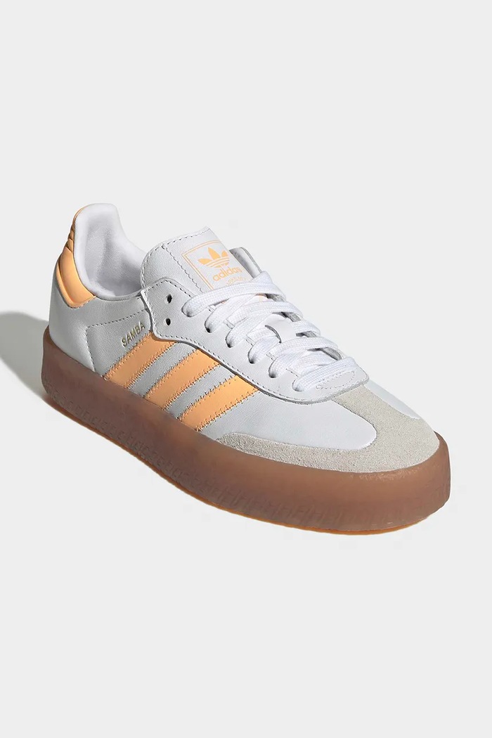 Детски кожени маратонки adidas Originals SAMBAE JP9533 бял SS26