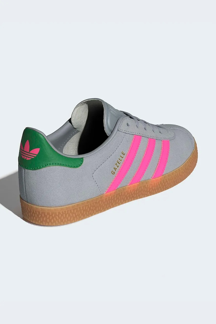 Момче Детски кожени маратонки adidas Originals GAZELLE IH6467 сив