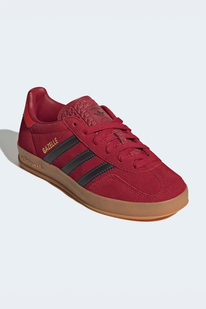 Dětské tenisky adidas Originals GAZELLE INDOOR IH6448 červená SS26