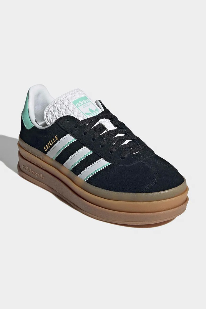 Dětské kožené tenisky adidas Originals GAZELLE BOLD IH6456 černá SS26