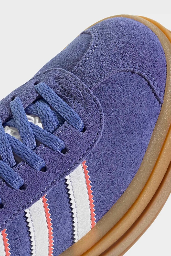 Otroške usnjene superge adidas Originals GAZELLE BOLD IH6454