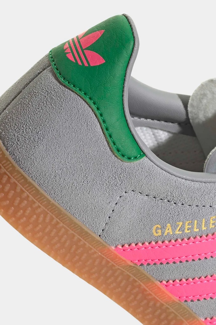 Dječje tenisice od brušene kože adidas Originals GAZELLE IH6472
