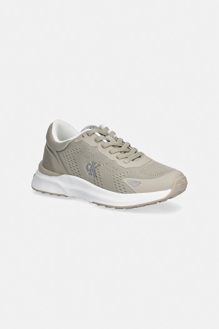 Calvin Klein Jeans sneakers pentru copii textil verde V3X9.83311.30.34