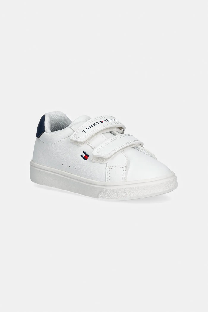 Tommy Hilfiger sportcipő tépőzáras fehér T1X9.34338