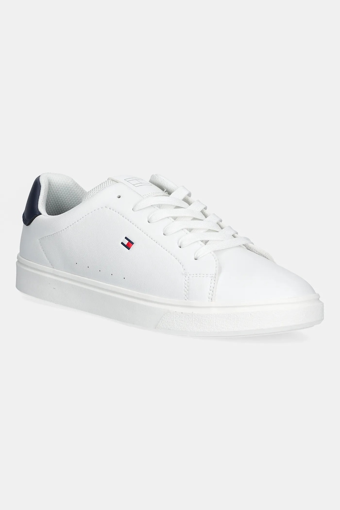 Маратонки Tommy Hilfiger изкуствена кожа бял T3X9.34350