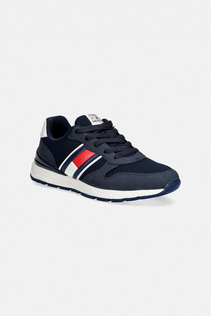 Tommy Hilfiger sportcipő textil sötétkék T3X9.34376.35.39