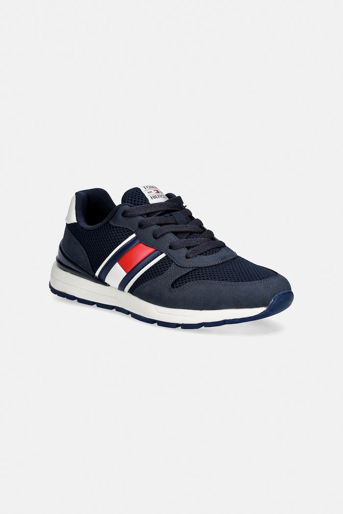 Tommy Hilfiger sportcipő textil sötétkék T3X9.34376.35.39