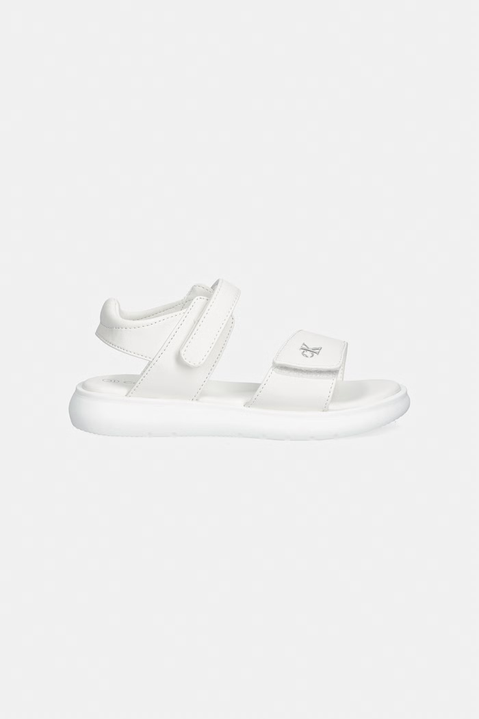 Calvin Klein Jeans sandale copii V1A2.83240.30.34 alb SS26