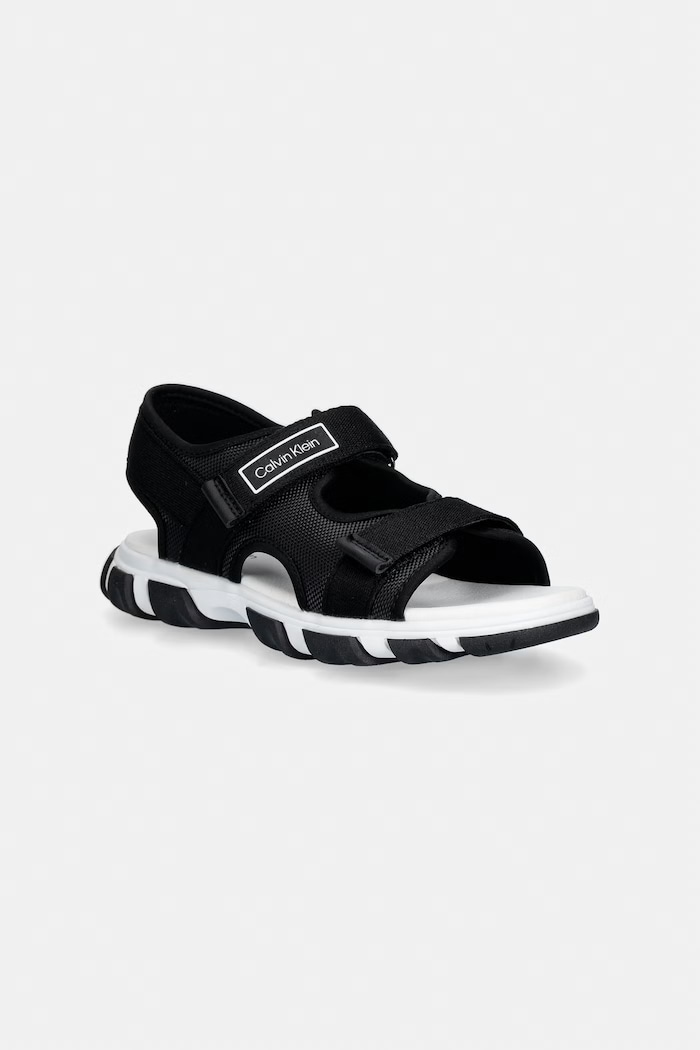 Calvin Klein Jeans sandały dziecięce syntetyczny czarny V1B2.83321.24.34