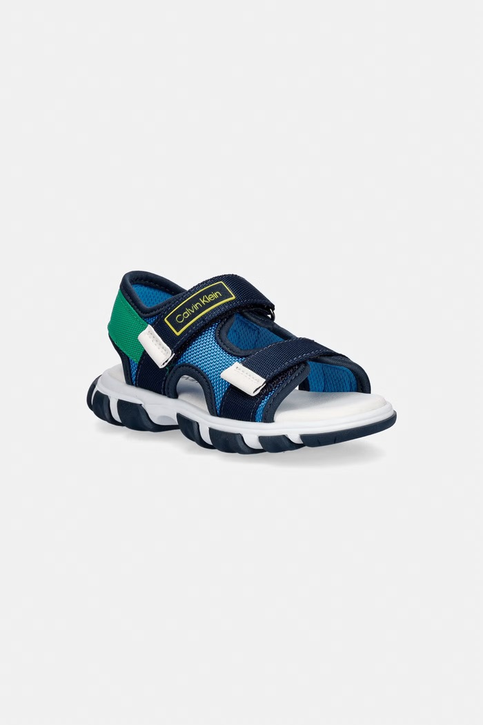 Calvin Klein Jeans sandale copii textil albastru V1B2.83321.20.23