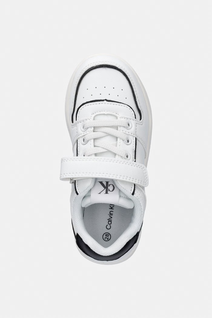 Calvin Klein Jeans sneakers pentru copii alb V1X9.83278.20.29