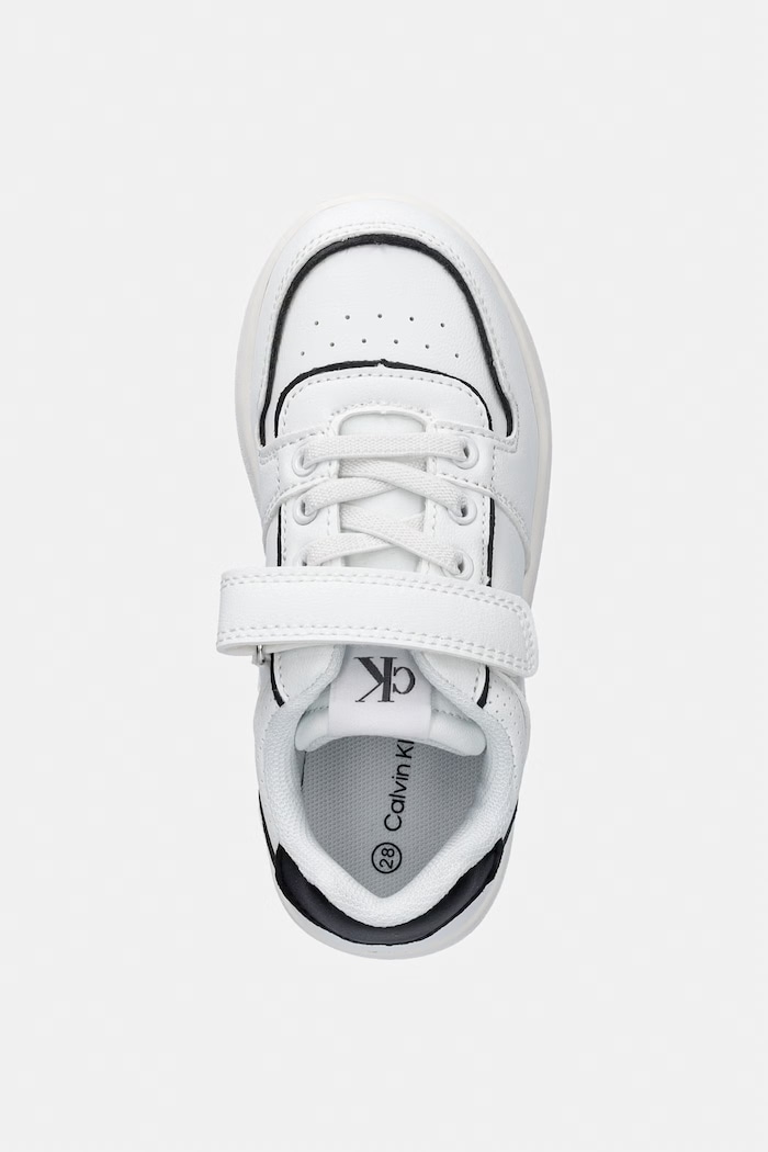 Calvin Klein Jeans sneakers pentru copii alb V1X9.83278.20.29
