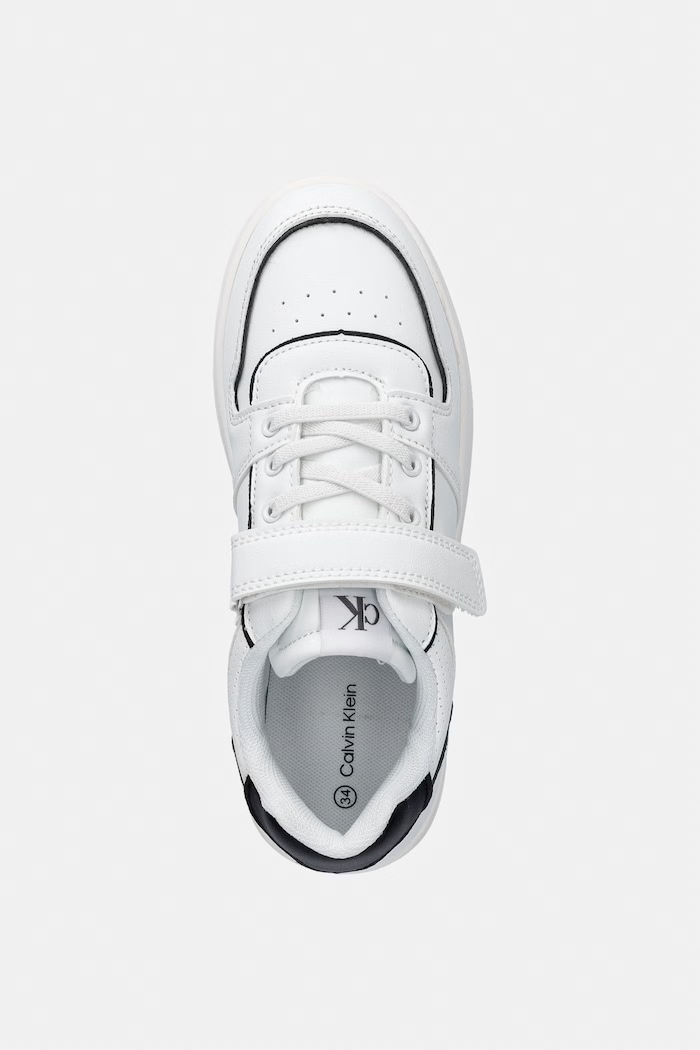 Calvin Klein Jeans sneakers pentru copii alb V1X9.83278.30.34