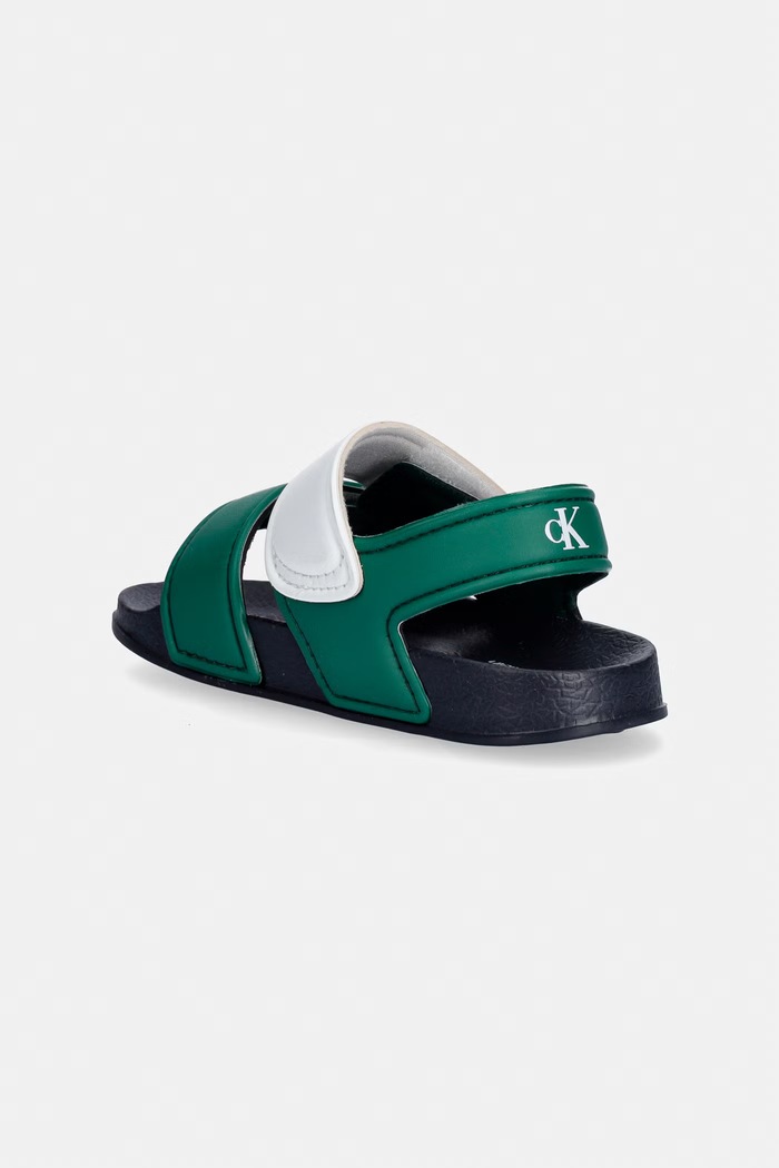 Băieți Calvin Klein Jeans sandale copii V1XF.83330.22.26 verde