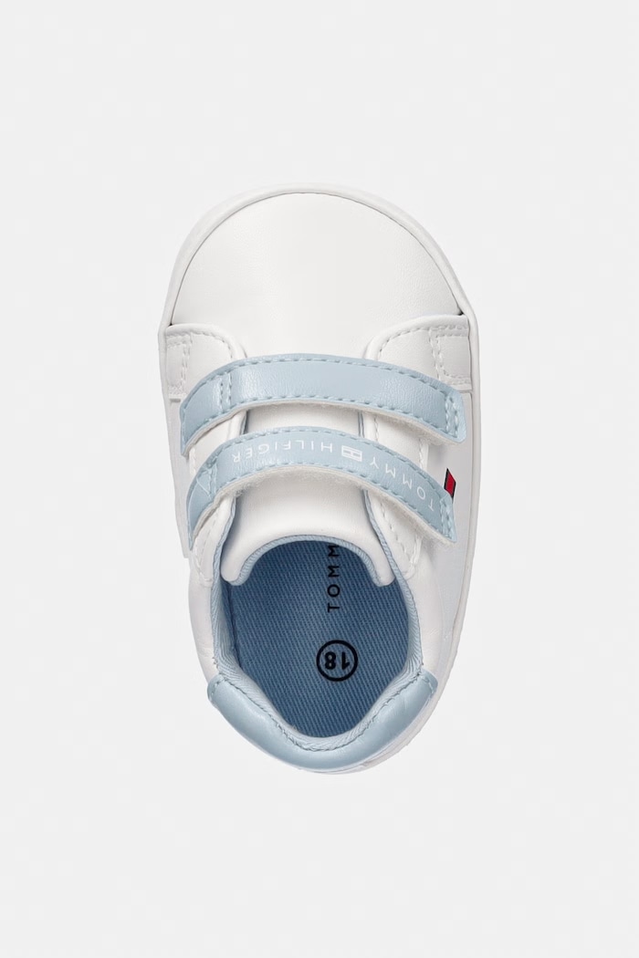 Tommy Hilfiger pantofi pentru bebelusi alb T0B9.34329