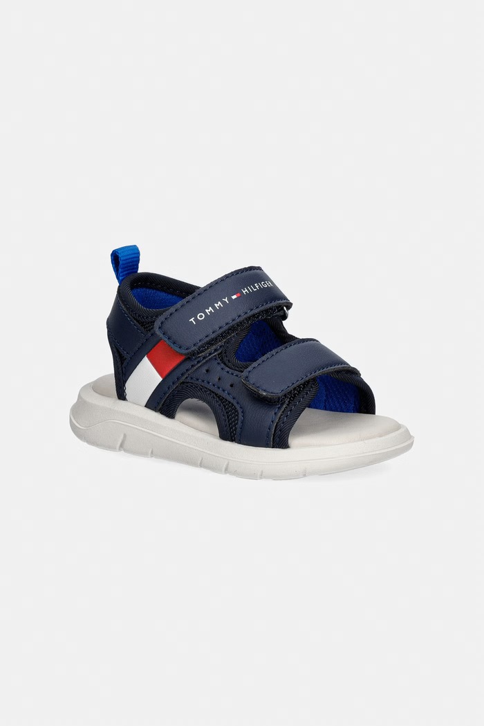 Detské sandále Tommy Hilfiger textilný tmavomodrá T1B2.34386.20.23
