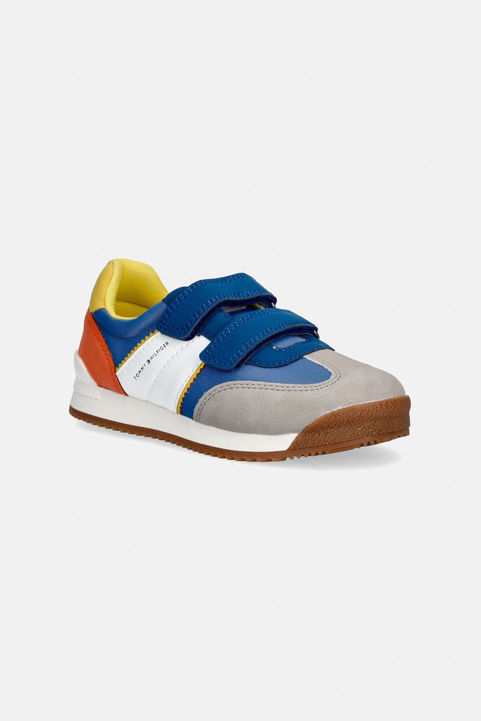 Tommy Hilfiger sneakersy dziecięce imitacja skóry licowej niebieski T1X9.34366.27.29