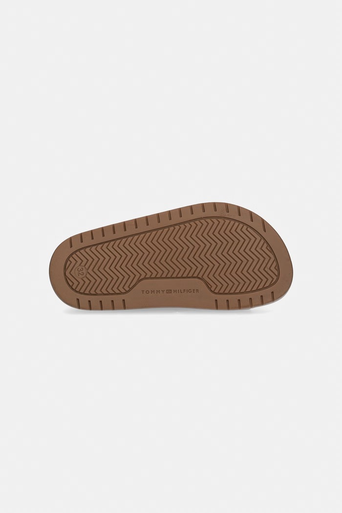 Detské semišové sandále Tommy Hilfiger T3X2.34394.22.34 zelená