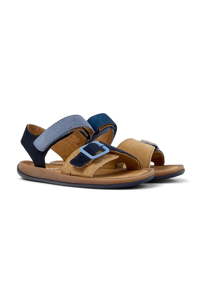 CHLAPEC Dětské kožené sandály Camper Bicho TWS Kids K800672.25.27.TWS námořnická modř