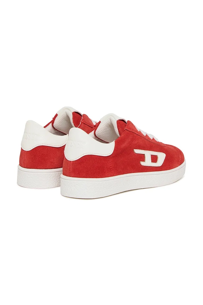 Băieți Diesel sneakers de piele întoarsă pentru copii S-COUGAZ BC1056.KF005.36.40 rosu
