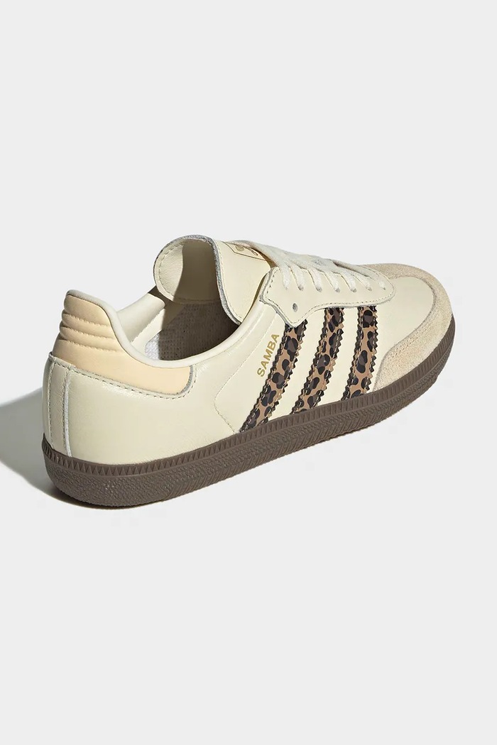 Chłopiec adidas Originals sneakersy skórzane dziecięce SAMBA OG JQ5874 beżowy