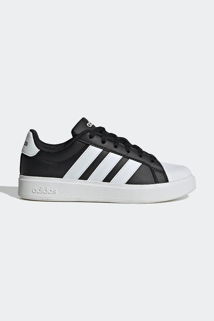 Detské tenisky adidas STREETTALK imitácia kože čierna JQ8610