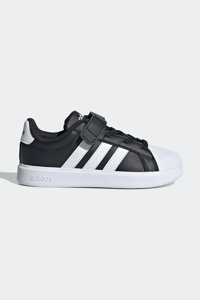 adidas sneakersy dziecięce STREETTALK imitacja skóry licowej czarny JQ8593