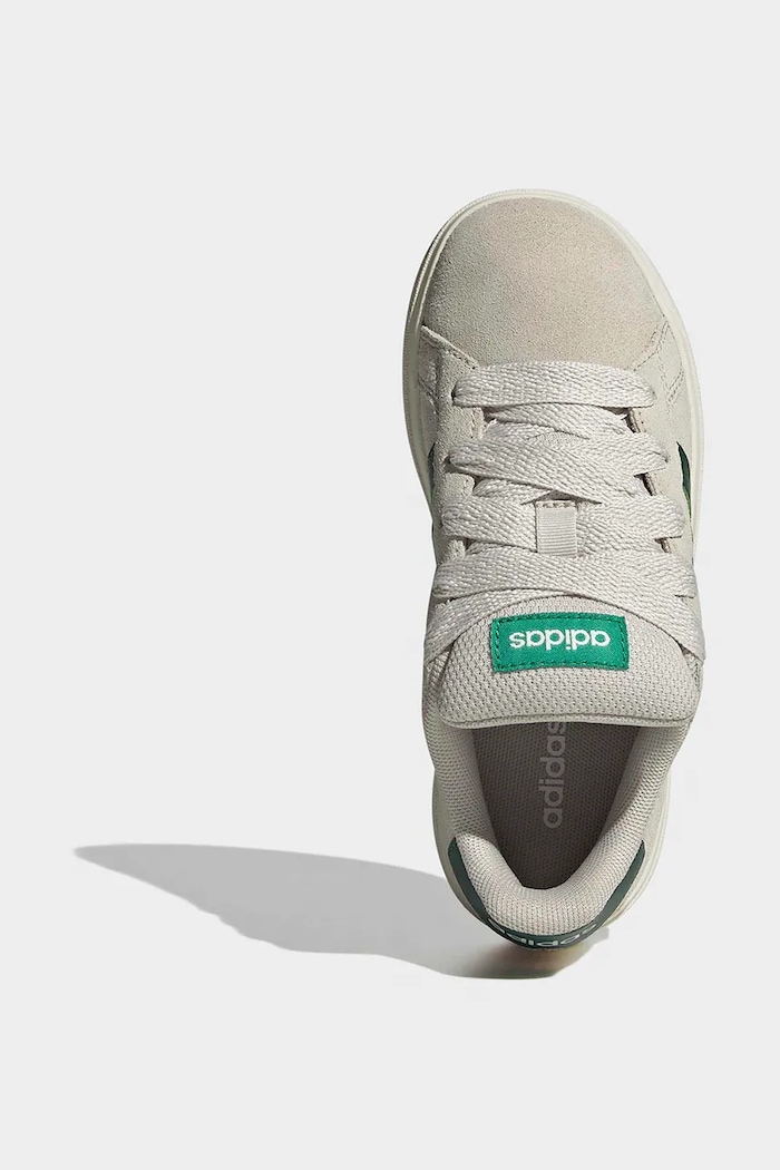 adidas sneakersy zamszowe dziecięce GRAND COURT 00s IH6413 beżowy