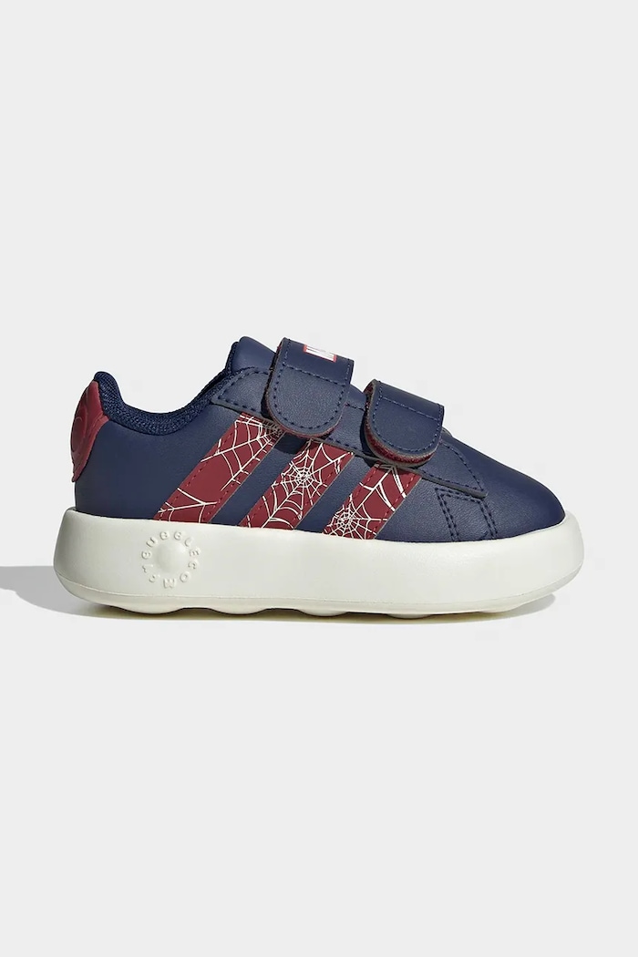 Detské tenisky adidas GRAND COURT SPIDER-MAN Rozprávkové postavičky tmavomodrá JS2342