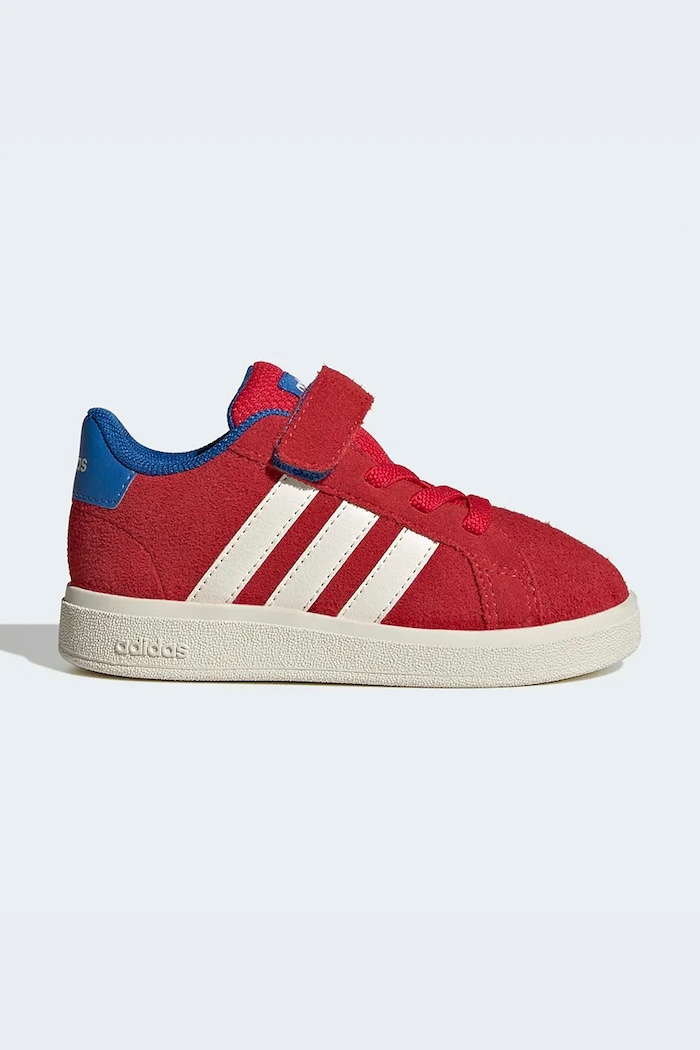 adidas sneakersy niemowlęce GRAND COURT 00s syntetyczny czerwony JP9352