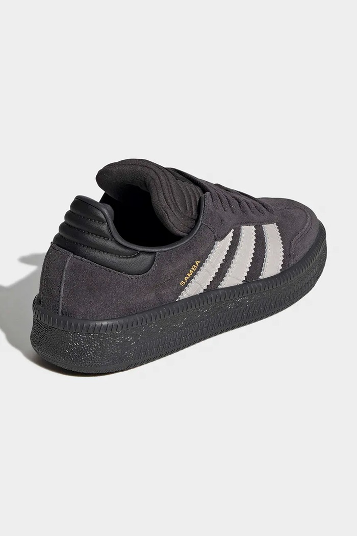 Deklice adidas Originals SAMBA XLG superge otroške semišaste JP9521 rjava