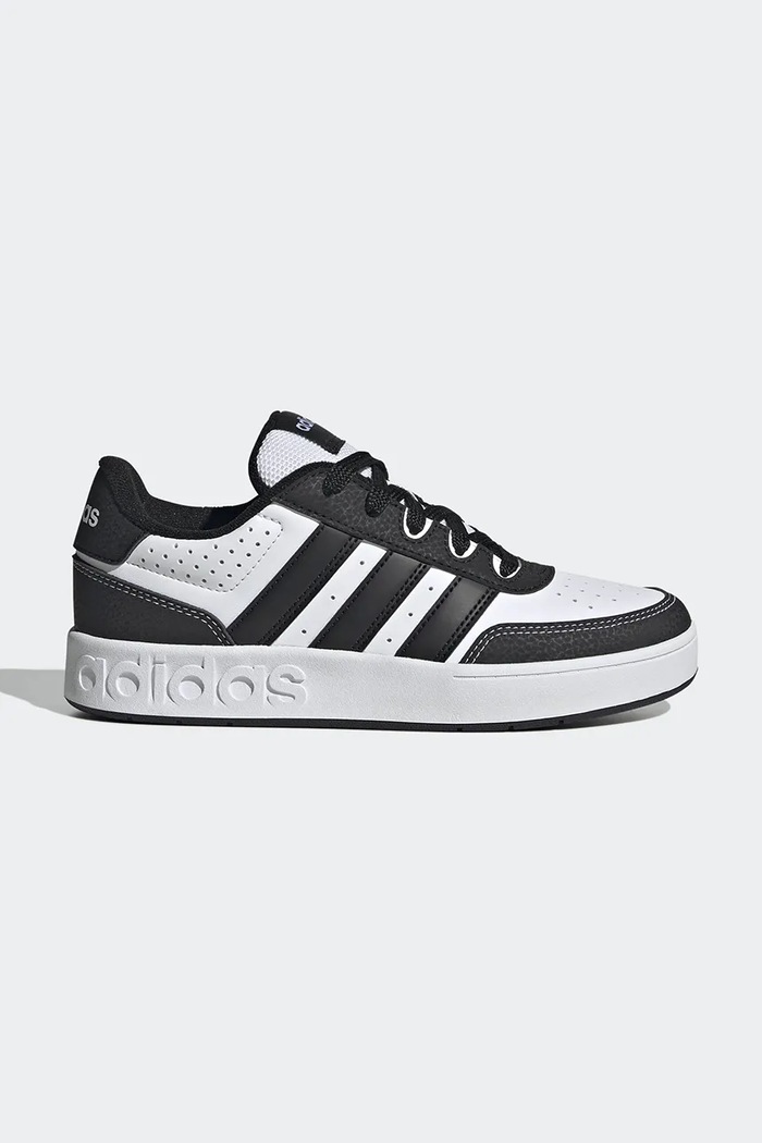 Detské tenisky adidas BREAKBASE imitácia kože čierna JP9296