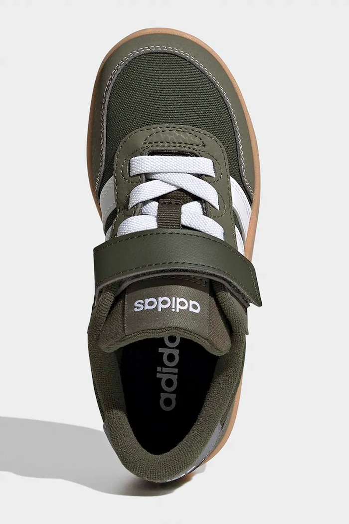 adidas sneakers pentru copii BREAKBASE JR9780 verde